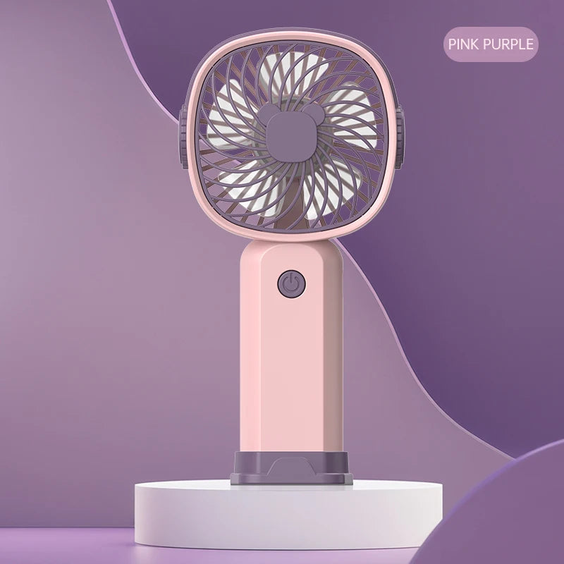 Mini USB Handheld Fan Multi-Functional Desktop With Stand Eectric Fan Students Outdoor Portable Portable Small Fan