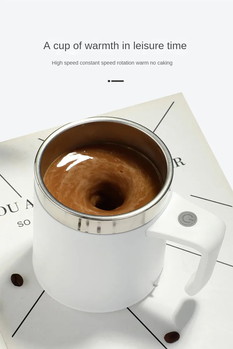 450ml Rechargeable Creative Coffee Stirring Cup Magnetic Rotating Blende Lazy Automatic Mixing Mugs Cup Household Products